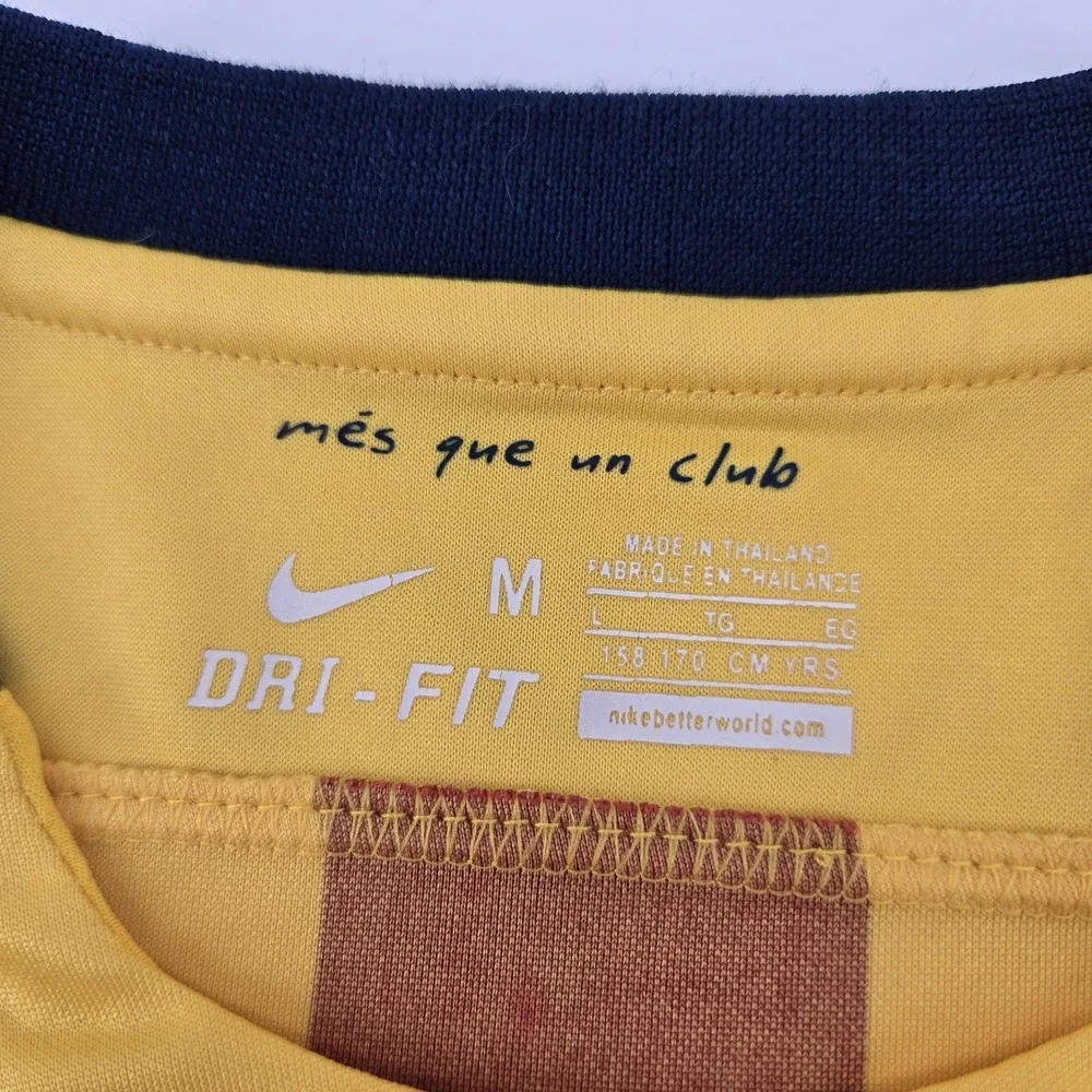 2015/16 Barcelona Away Jersey #10 Messi Size Medium Nike Soccer La Liga kit